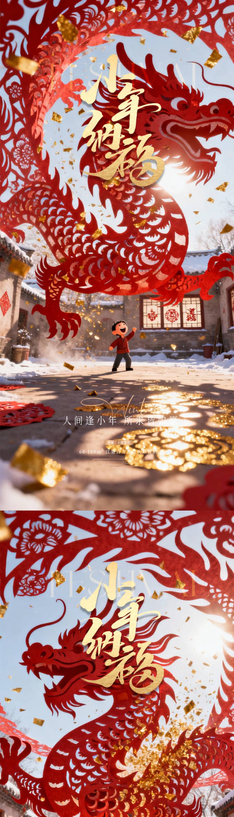 源文件下载【享设计】搜索编号：64480035205388391【小年除夕春节】