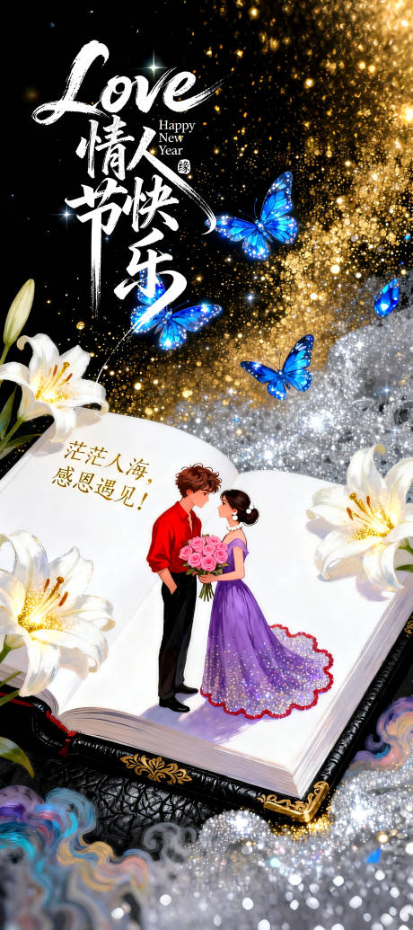 源文件下载【享设计】搜索编号：48680034912704511【情人节海报】