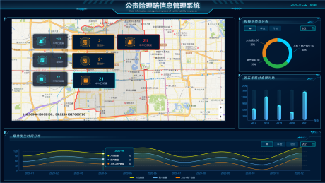 源文件下载【享设计】搜索编号：19550035159106204【科技感大数据可视化智能界面首页图片】