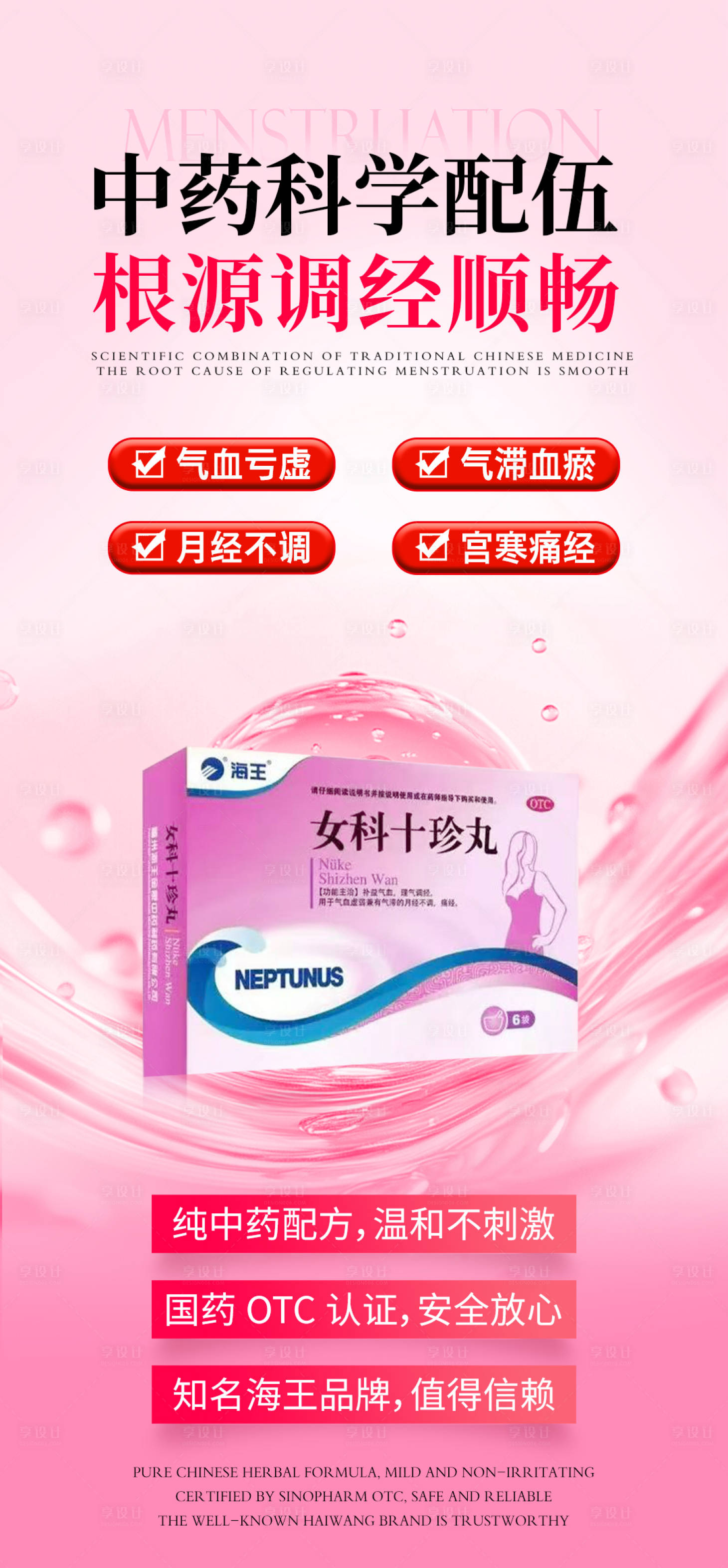 源文件下载【享设计】搜索编号：23740035209336509【女性健康科普宣传产品海报 】