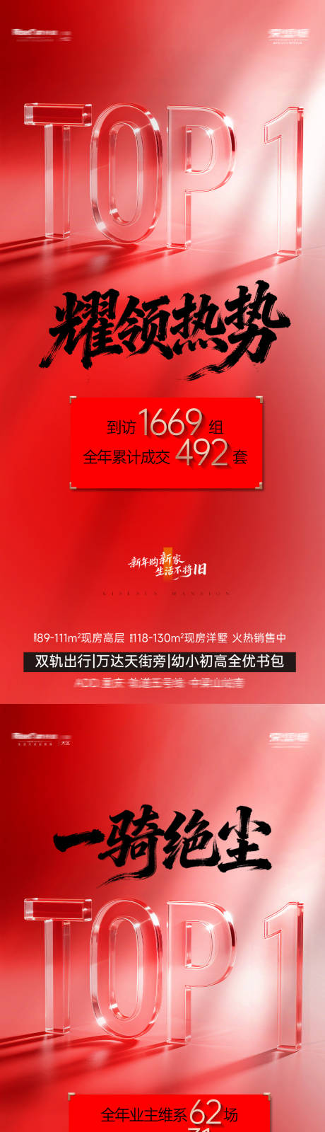 源文件下载【享设计】搜索编号：94490034841621729【地产TOP1系列海报】