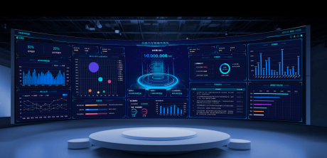 源文件下载【享设计】搜索编号：29400035119404470【智慧城市办事大厅可视化】