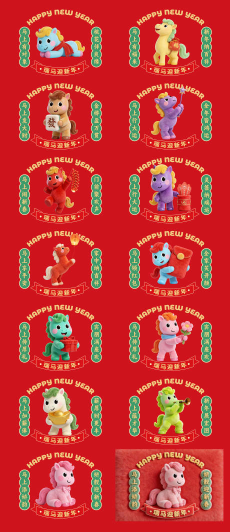 源文件下载【享设计】搜索编号：76830035300128902【彩虹小马IP形象设计】