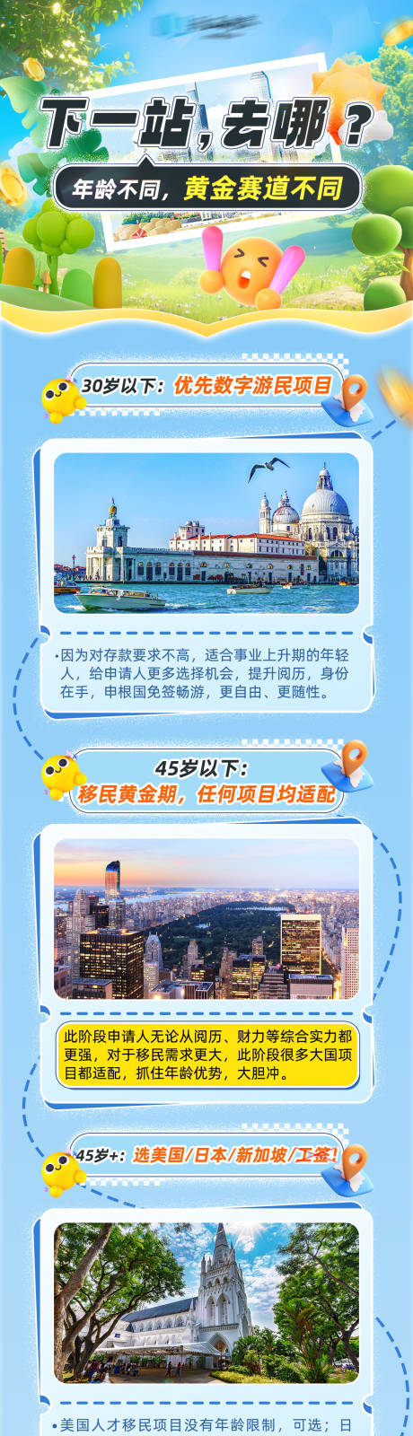 源文件下载【享设计】搜索编号：62220035178724839【不同年龄段可以移民哪些国家】