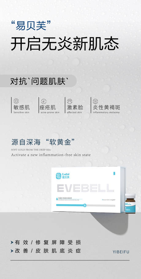 源文件下载【享设计】搜索编号：53570035059232469【医美易贝芙海报】