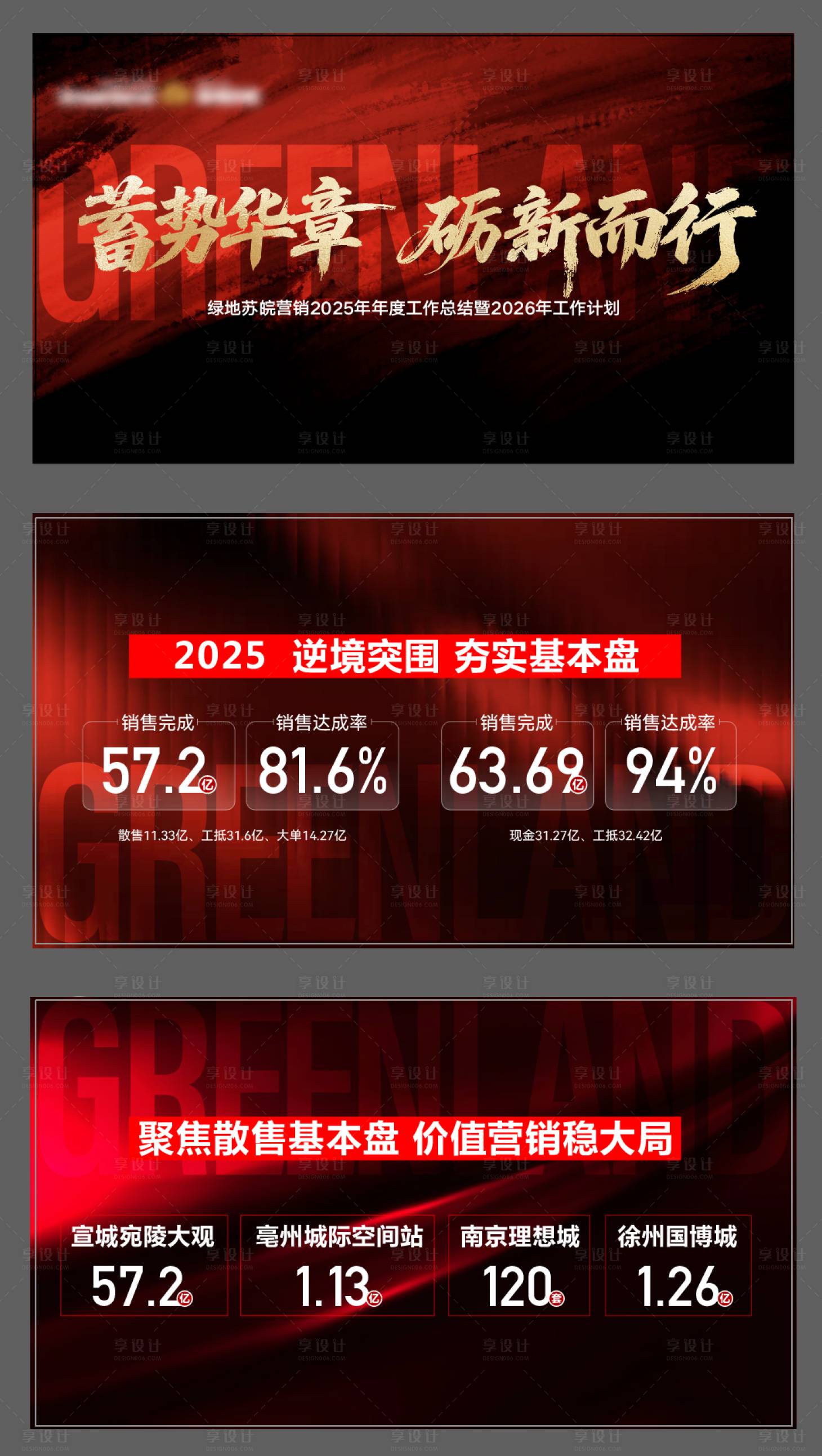 源文件下载【享设计】搜索编号：22180035254634033【地产年终冲刺红金热销PPT】