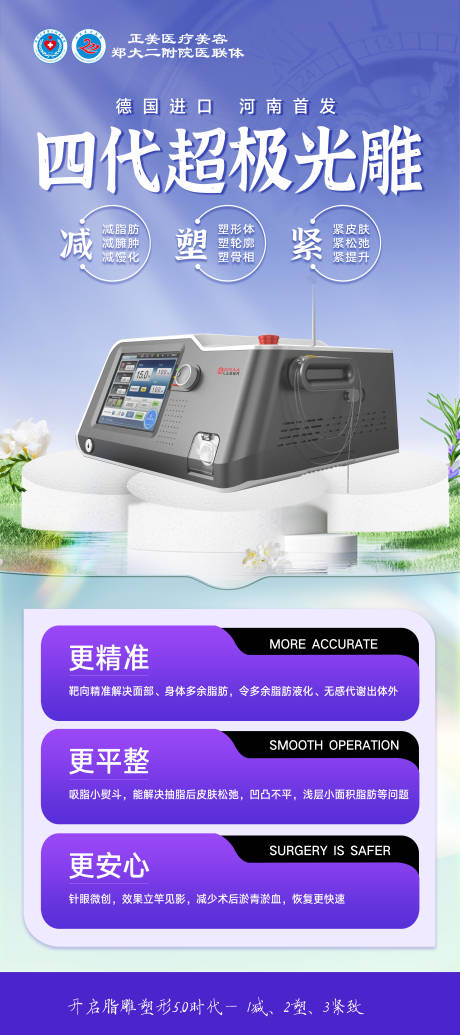 源文件下载【享设计】搜索编号：28440034815643439【医美4代超级光雕海报】