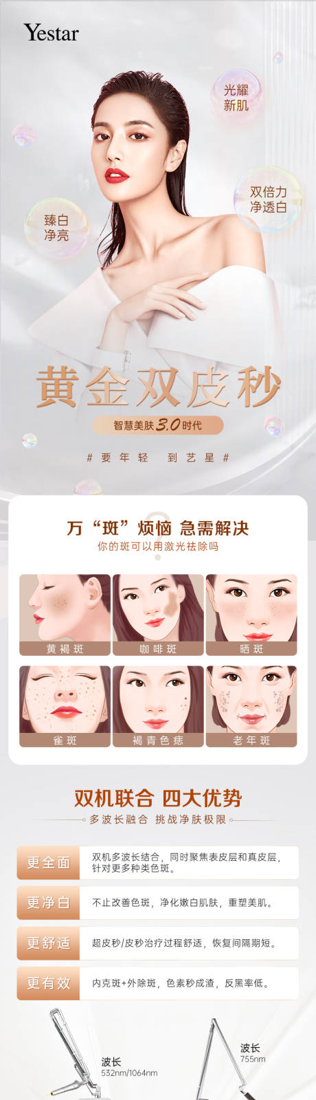 源文件下载【享设计】搜索编号：55050034972626894【医美双皮秒促销详情页】