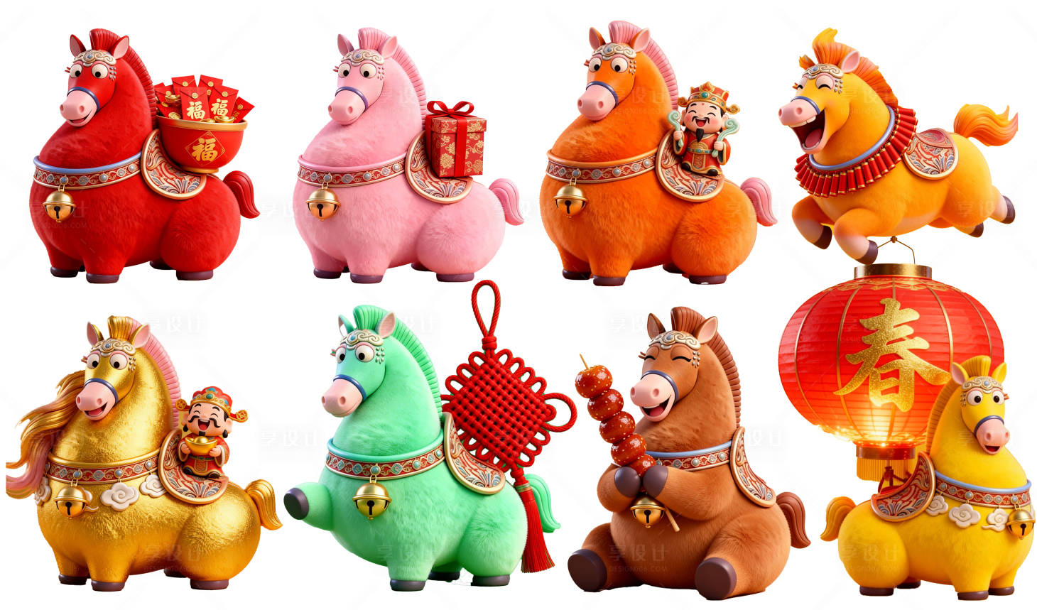 源文件下载【享设计】搜索编号：23920035247434440【马年新春IP元素】