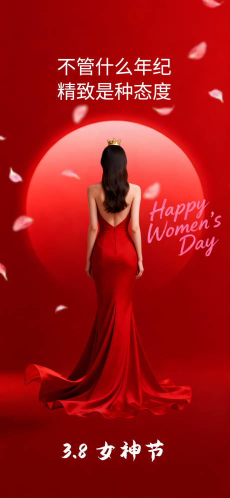 源文件下载【享设计】搜索编号：98960035068162473【38妇女节女神节海报】