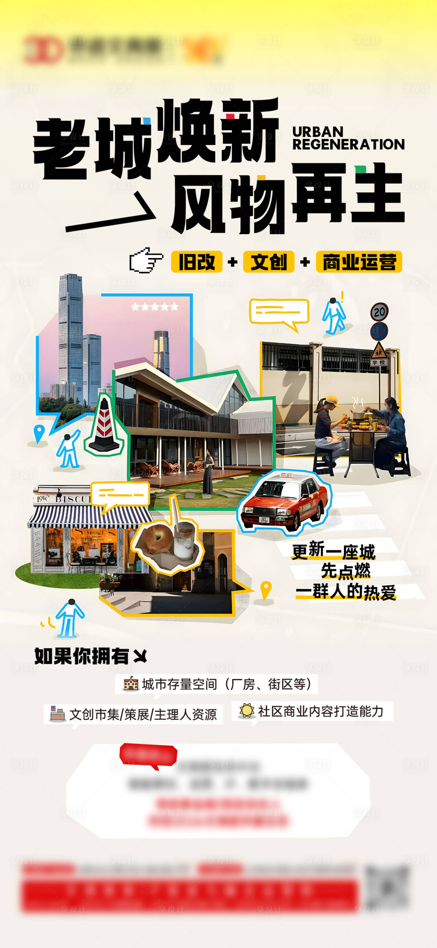 源文件下载【享设计】搜索编号：34860035064429223【文商旅合伙海报】