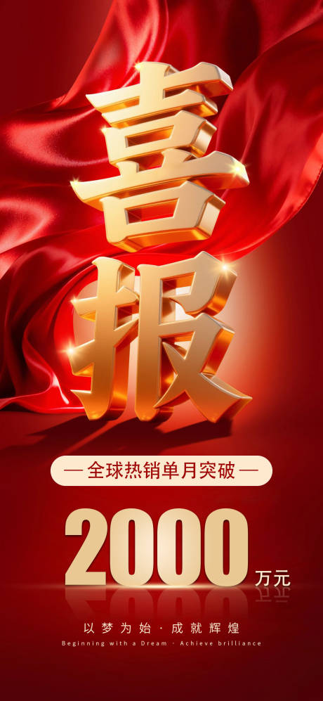 源文件下载【享设计】搜索编号：47260035179573573【喜报海报】