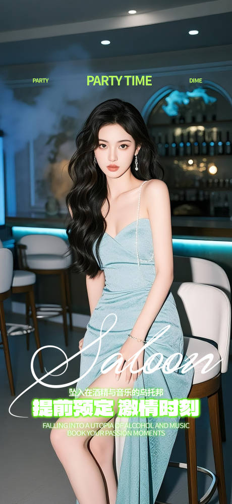 源文件下载【享设计】搜索编号：29870034955716748【酒吧预订邀约海报】