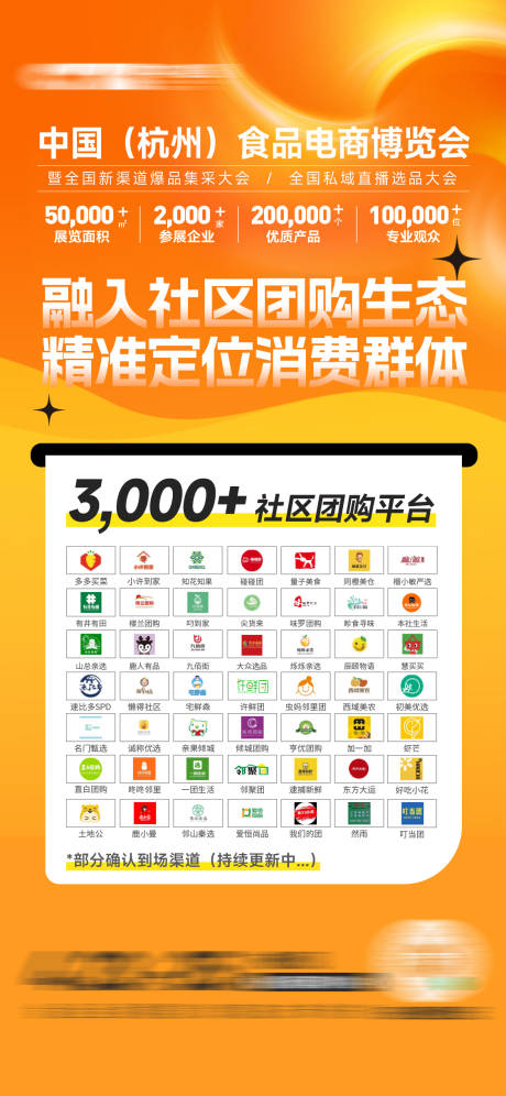 源文件下载【享设计】搜索编号：99120035061716230【食品展会渠道合集海报】