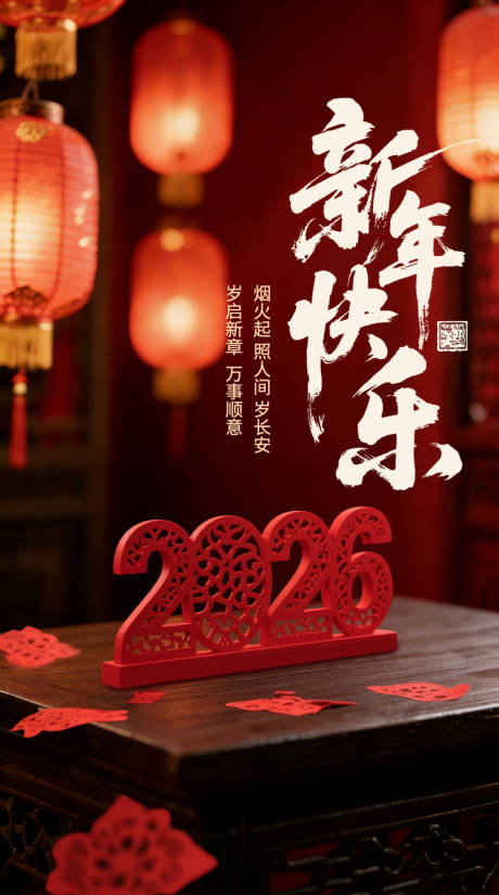 源文件下载【享设计】搜索编号：78780035207829534【春节海报】