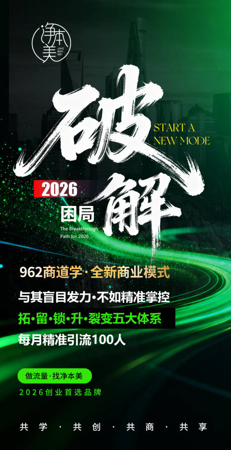 源文件下载【享设计】搜索编号：46930034847952684【美业招商造势海报】