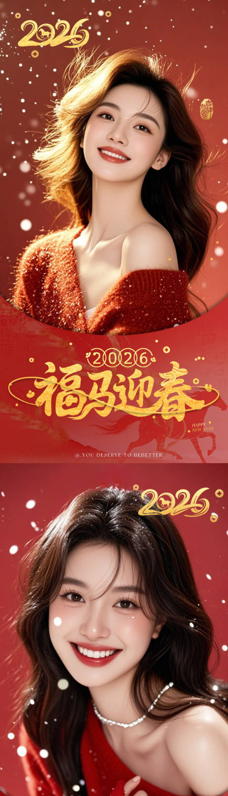 源文件下载【享设计】搜索编号：19670034811069628【医美新年红包拜年海报】