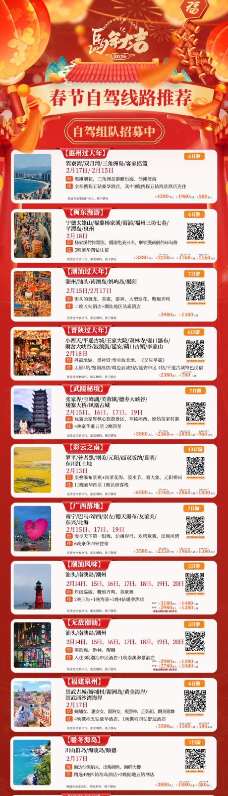 源文件下载【享设计】搜索编号：46900035210094395【春节旅游合集海报】