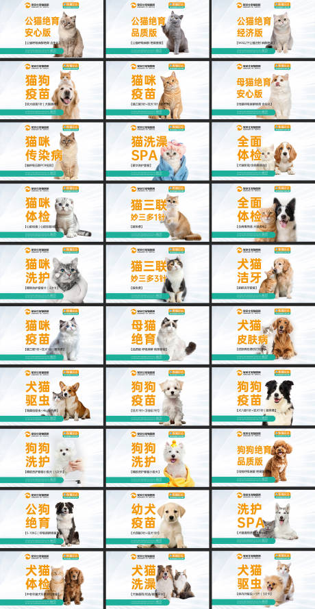 源文件下载【享设计】搜索编号：84970035085405077【宠物医院轮播图】