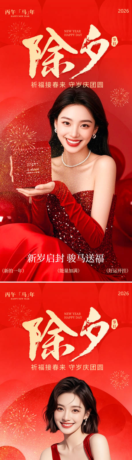 源文件下载【享设计】搜索编号：76920035126431347【除夕节日海报】