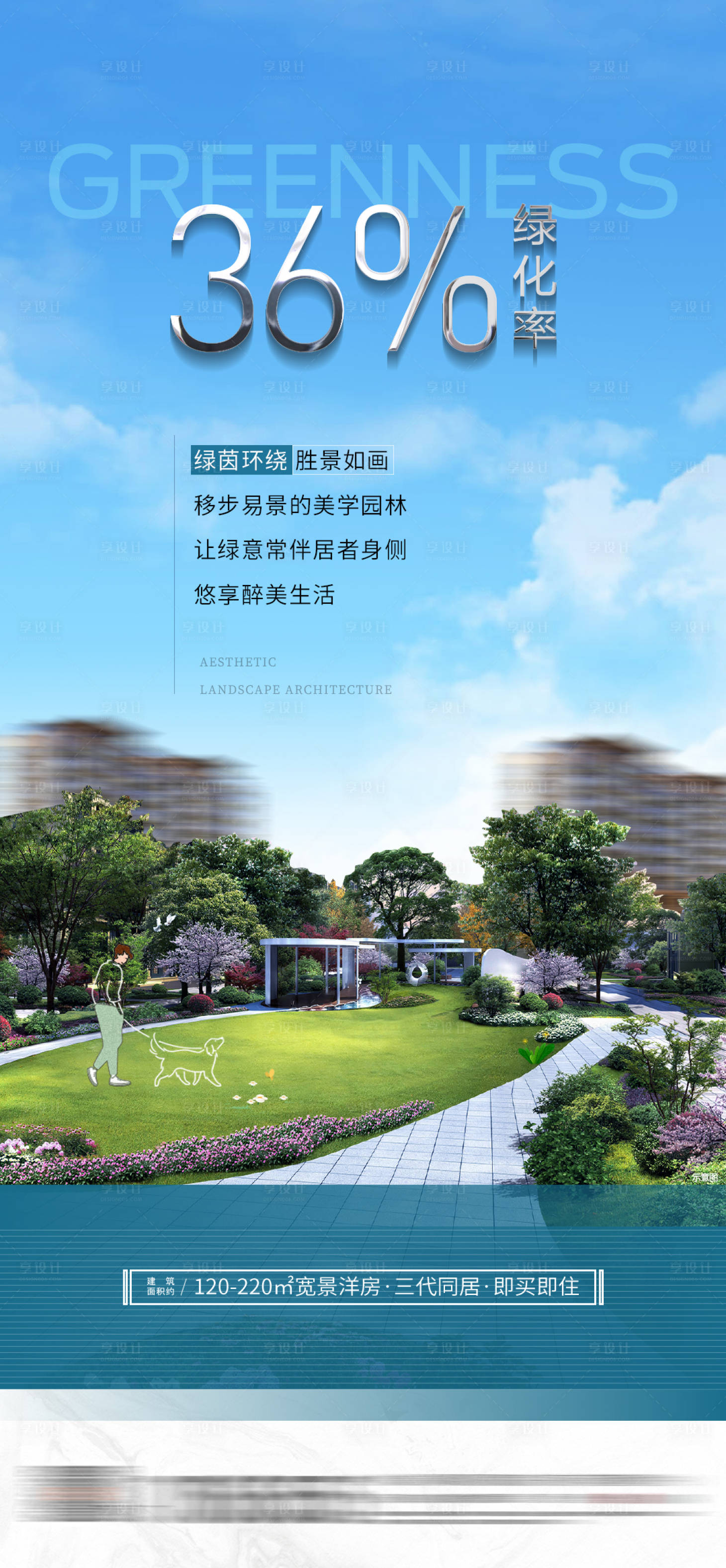 源文件下载【享设计】搜索编号：55700034850966548【地产社区价值配套海报】