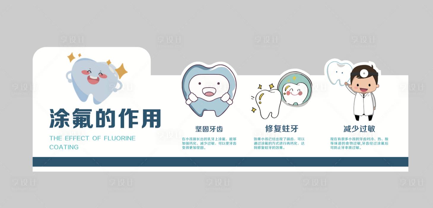 源文件下载【享设计】搜索编号：84420035258105699【涂氟的作用】