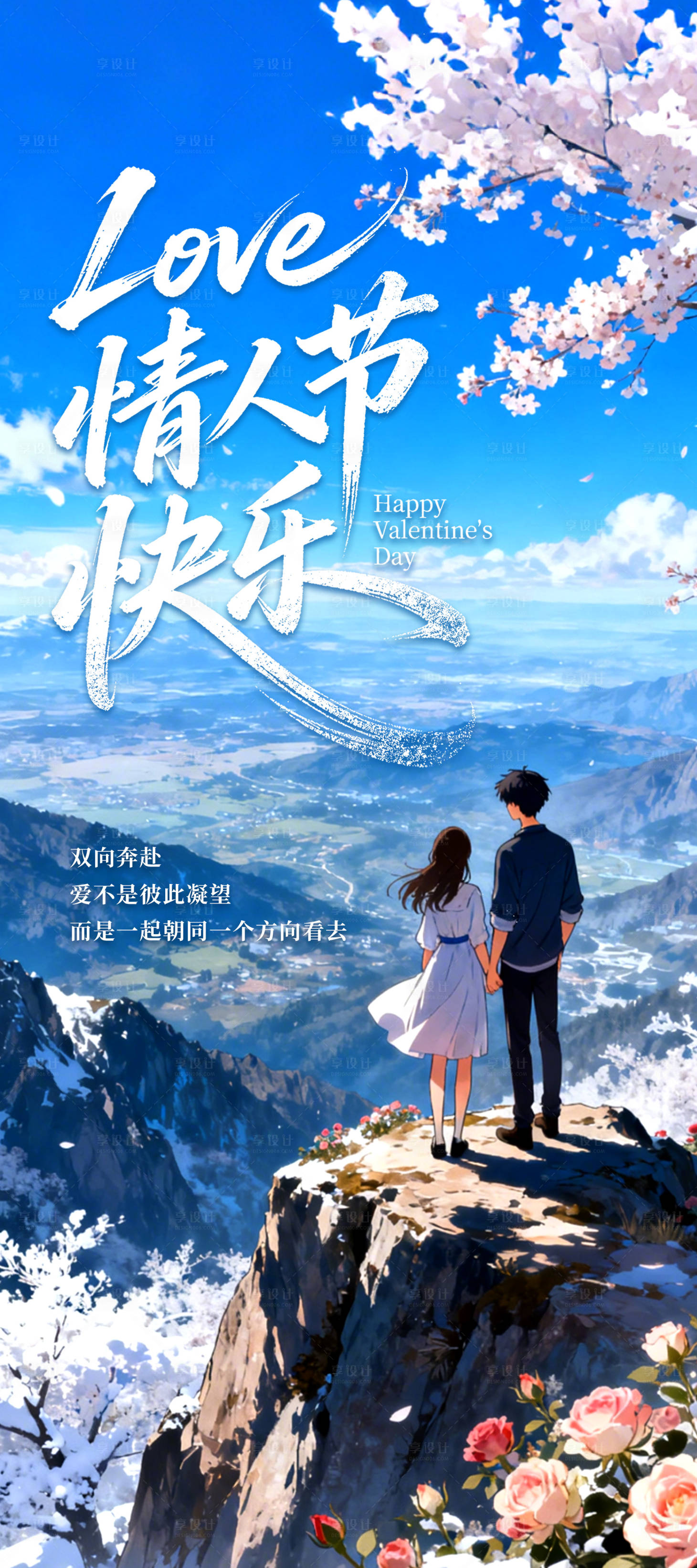 源文件下载【享设计】搜索编号：85790034912948785【情人节海报】