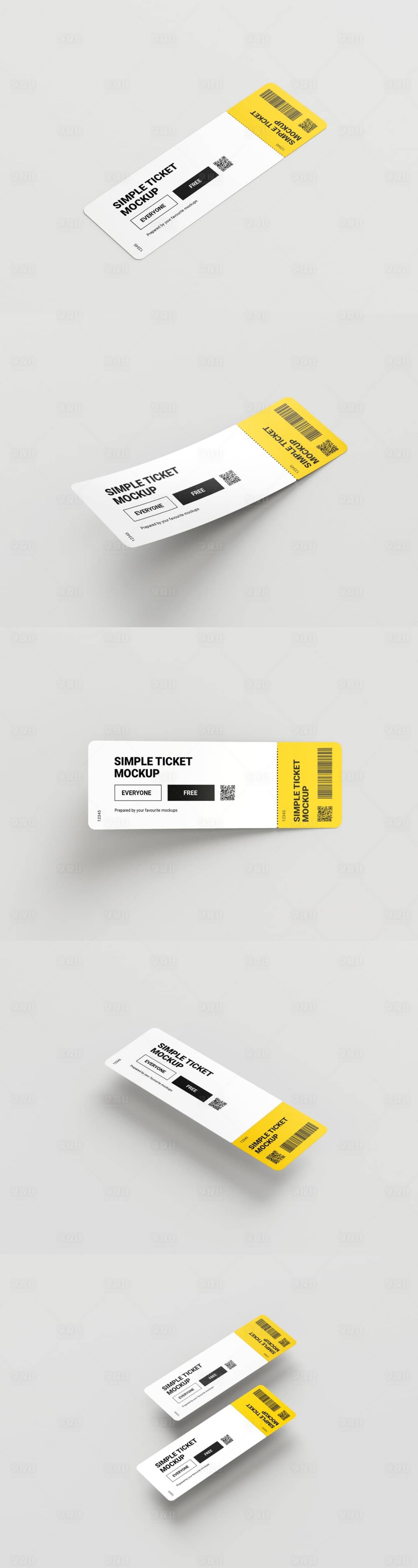 源文件下载【享设计】搜索编号：23040035131332740【门票代金券入场券样机】