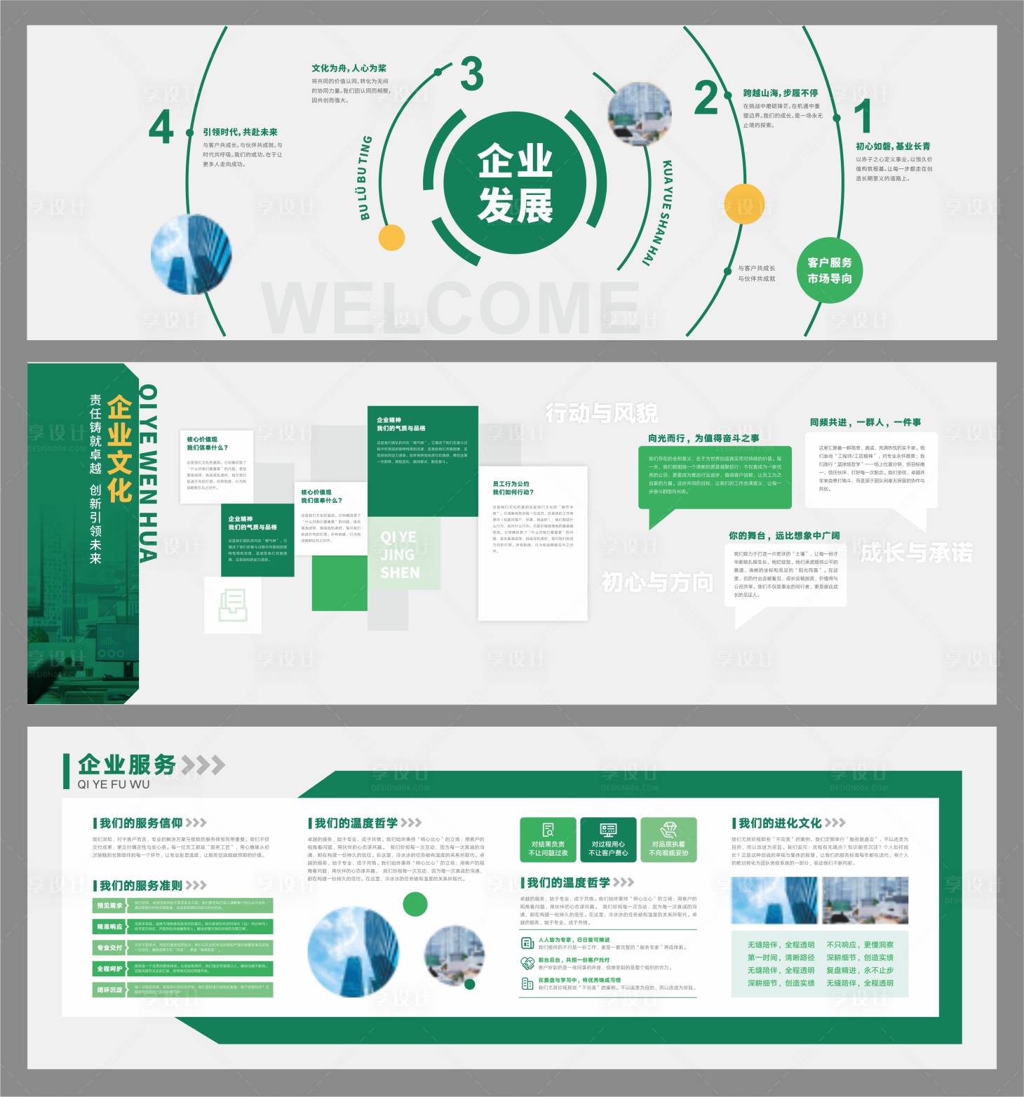 源文件下载【享设计】搜索编号：95250035254682708【企业文化发展形象墙】