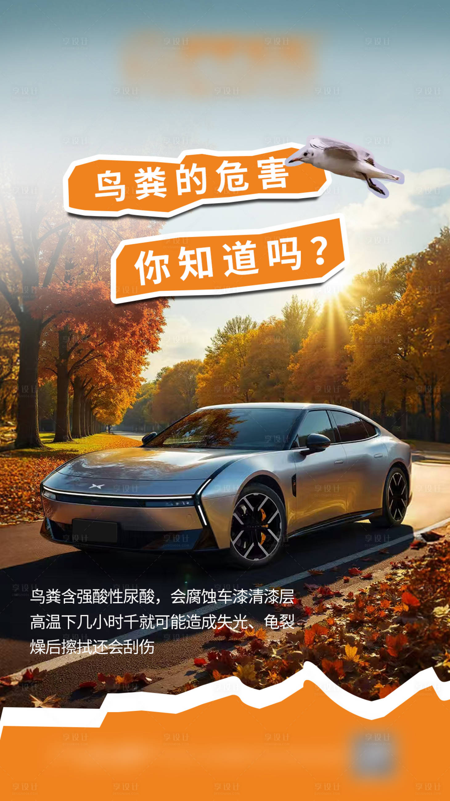 源文件下载【享设计】搜索编号：75240034953622111【汽车漆面保护膜海报】