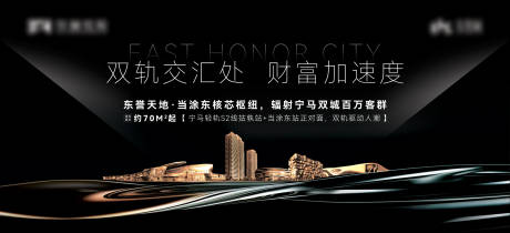 源文件下载【享设计】搜索编号：78780034928455588【高端大气黑金奢华地产背景板】