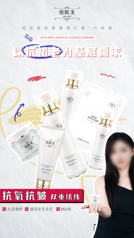 源文件下载【享设计】搜索编号：38290034896144168【手绘风格医美人物传海报】