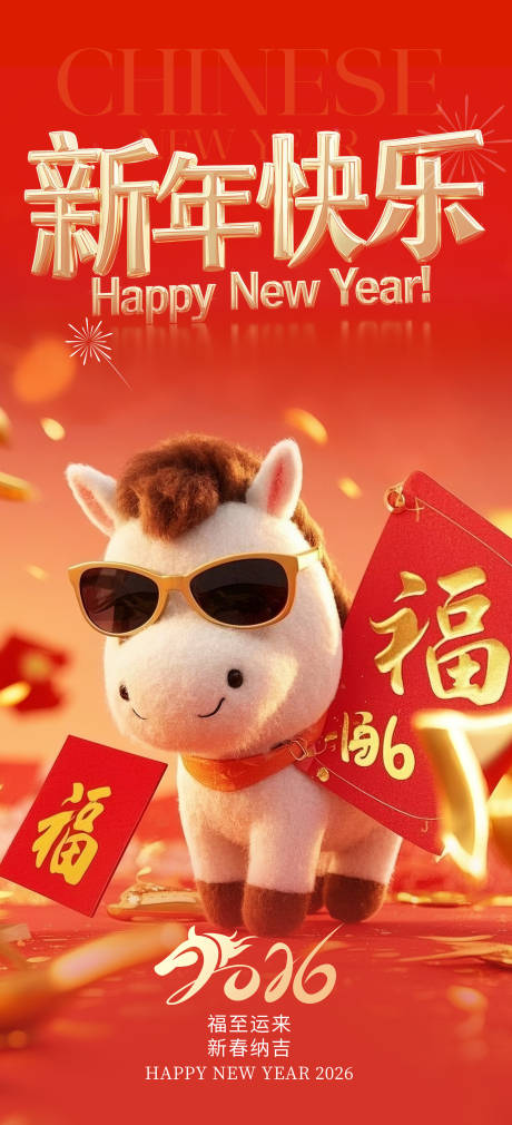 源文件下载【享设计】搜索编号：27280034863229833【马年贺岁】