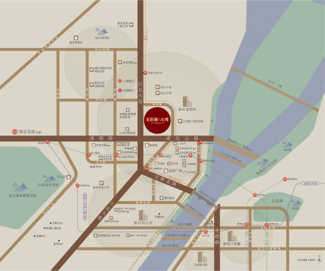 源文件下载【享设计】搜索编号：99780034826472248【南京浦口区位图】