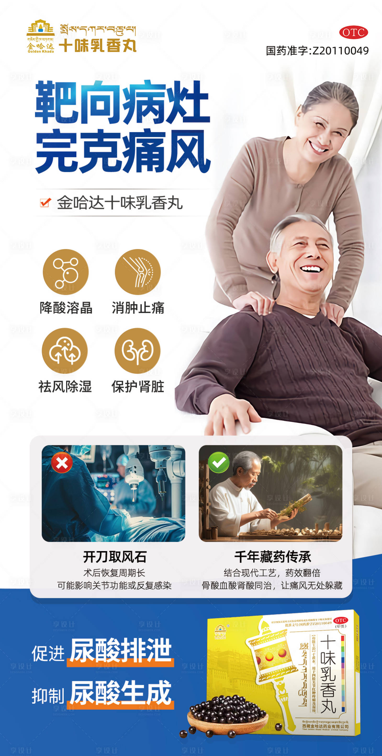 源文件下载【享设计】搜索编号：69910035304684356【痛风海报】