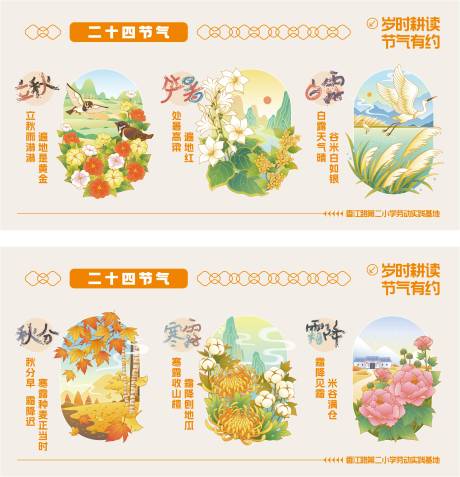 源文件下载【享设计】搜索编号：13600034917058360【二十四节气背景板】