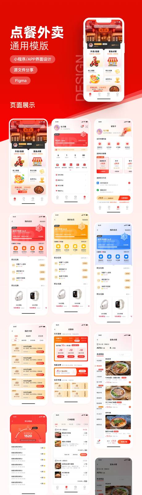 源文件下载【享设计】搜索编号：54110035236404924【餐饮点餐外卖App】