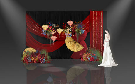 源文件下载【享设计】搜索编号：89040035158791225【南洋风新中式迎宾美陈】