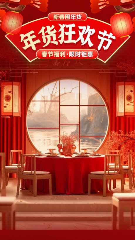 源文件下载【享设计】搜索编号：10780034941831840【年货节直播贴片】