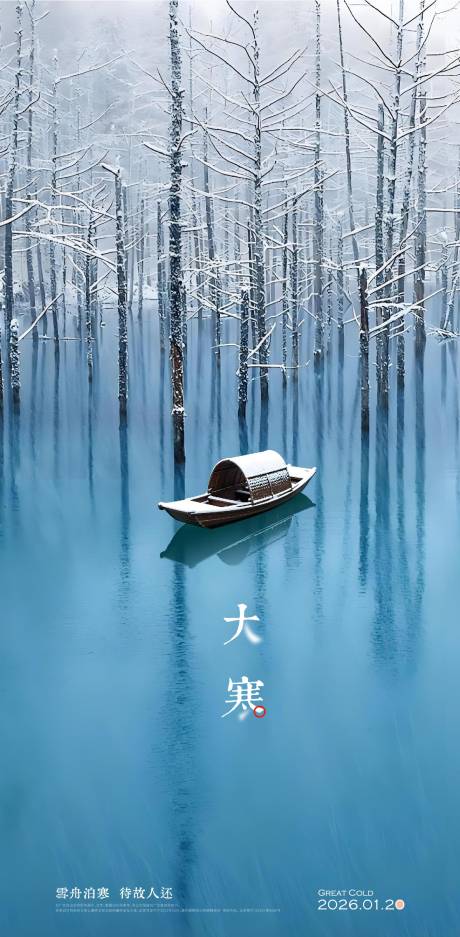 源文件下载【享设计】搜索编号：56620034964339073【大寒节气】