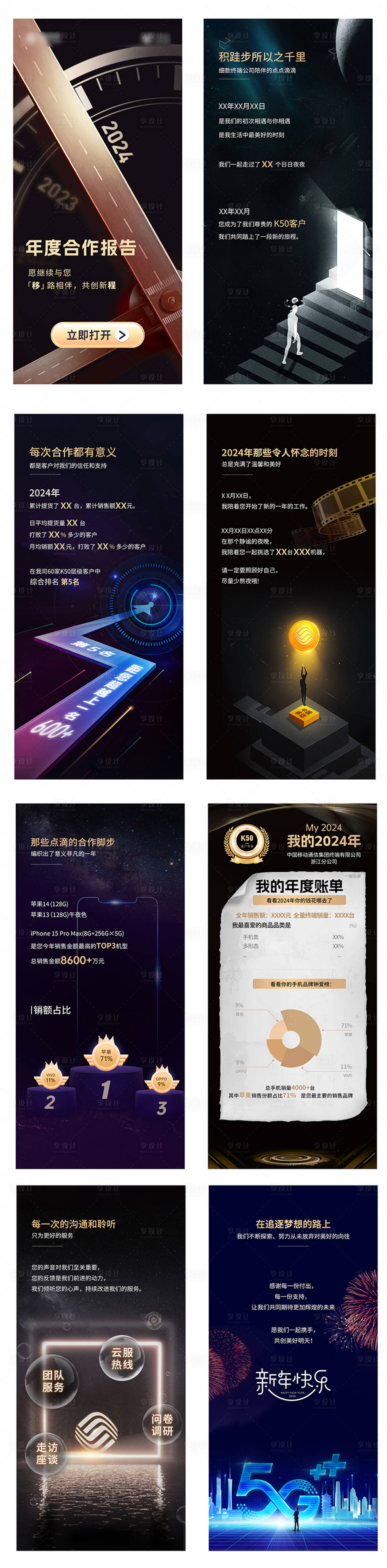 源文件下载【享设计】搜索编号：44270034956704120【年度账单H5】