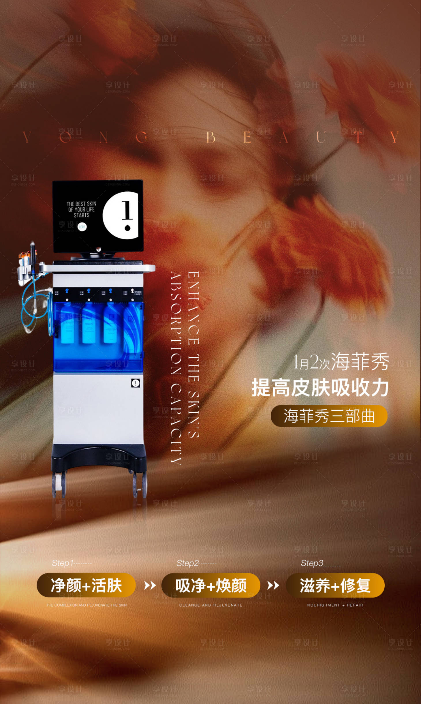 源文件下载【享设计】搜索编号：29950034856293753【医美仪器海报】