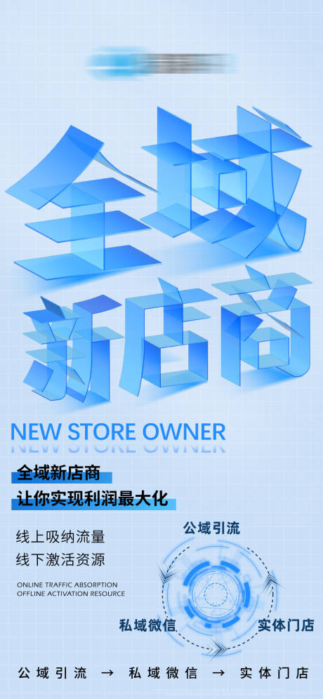 源文件下载【享设计】搜索编号：71640034944249229【全域新店商海报】