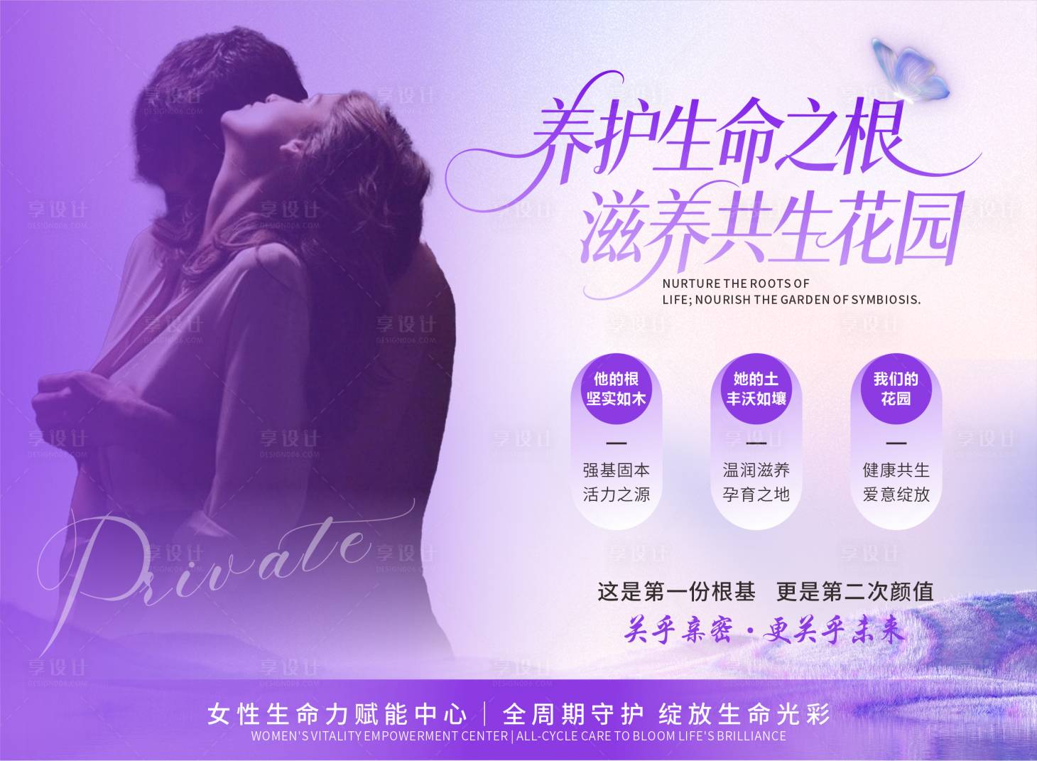 源文件下载【享设计】搜索编号：77530035258771755【医美私密美业妇科两性海报展板】