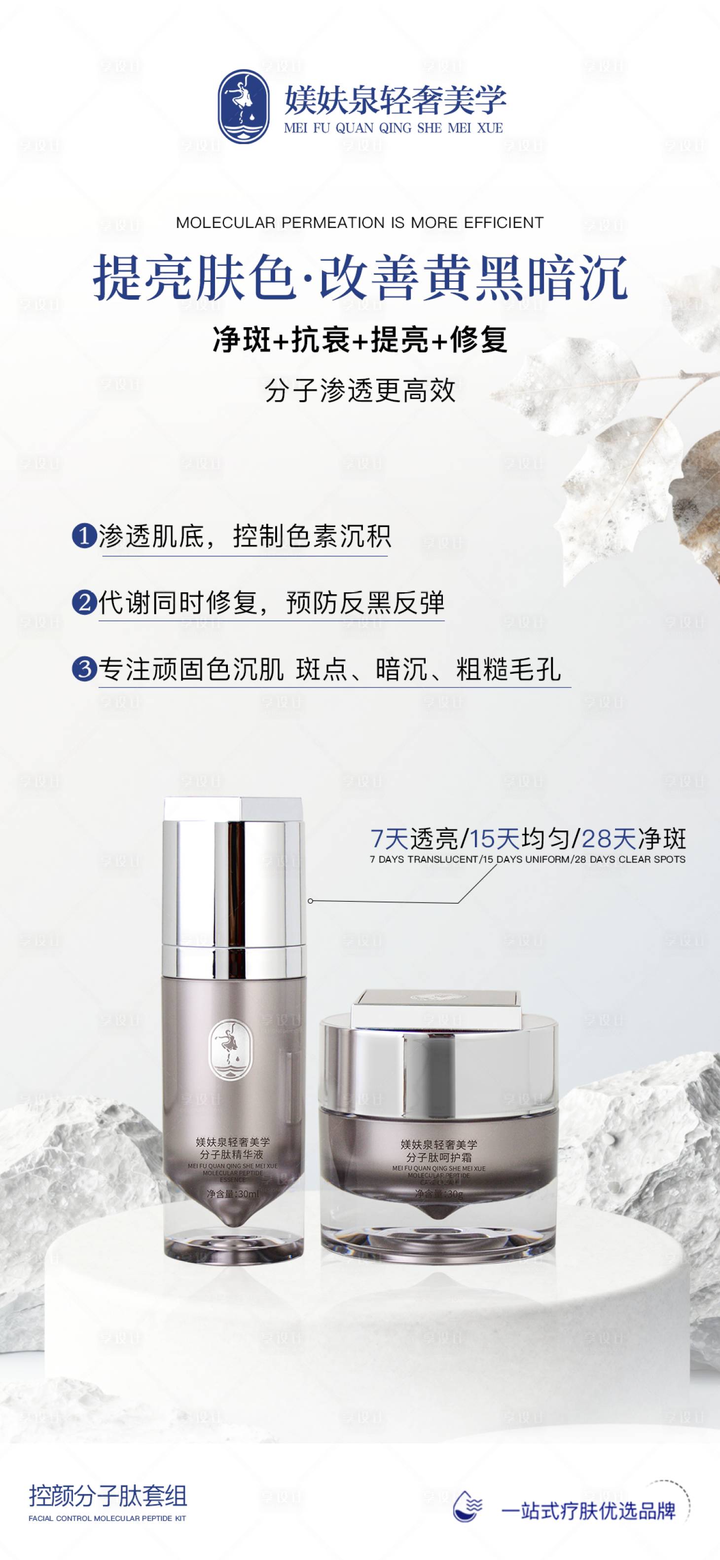 源文件下载【享设计】搜索编号：93010034890373402【护肤品海报】