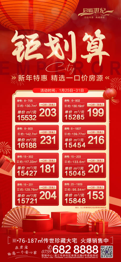 源文件下载【享设计】搜索编号：48180035091199940【新春特价房海报】