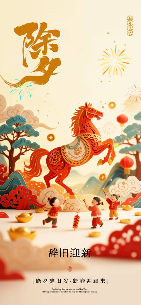 源文件下载【享设计】搜索编号：46420035249715356【除夕海报】