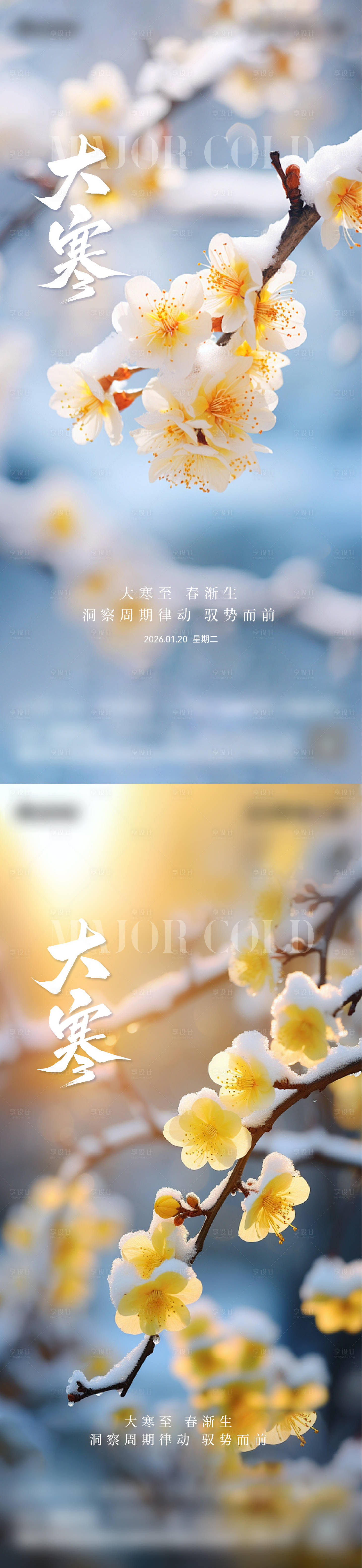 源文件下载【享设计】搜索编号：16930034952518274【地产节气大寒】