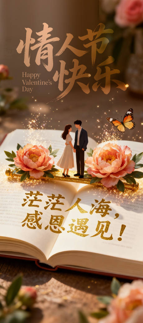 源文件下载【享设计】搜索编号：49710034912913595【情人节海报】