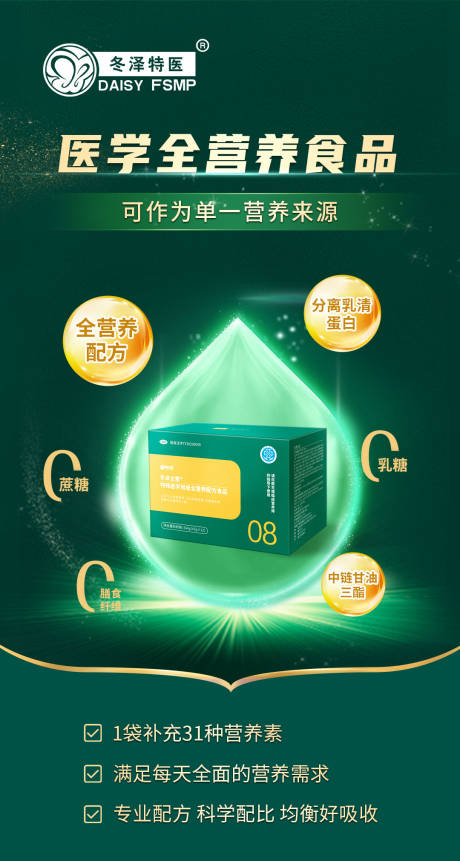 源文件下载【享设计】搜索编号：77780034899161645【绿色特医医疗保健品海报 】